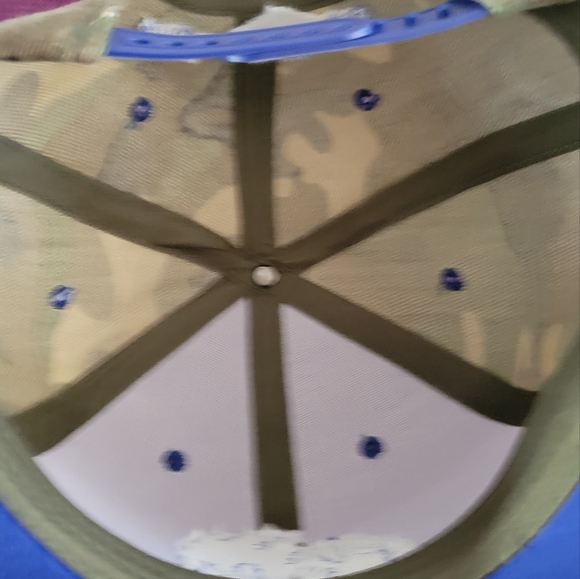 Camo & Royal Blue Wutang hat Nwt - Picture 3 of 3